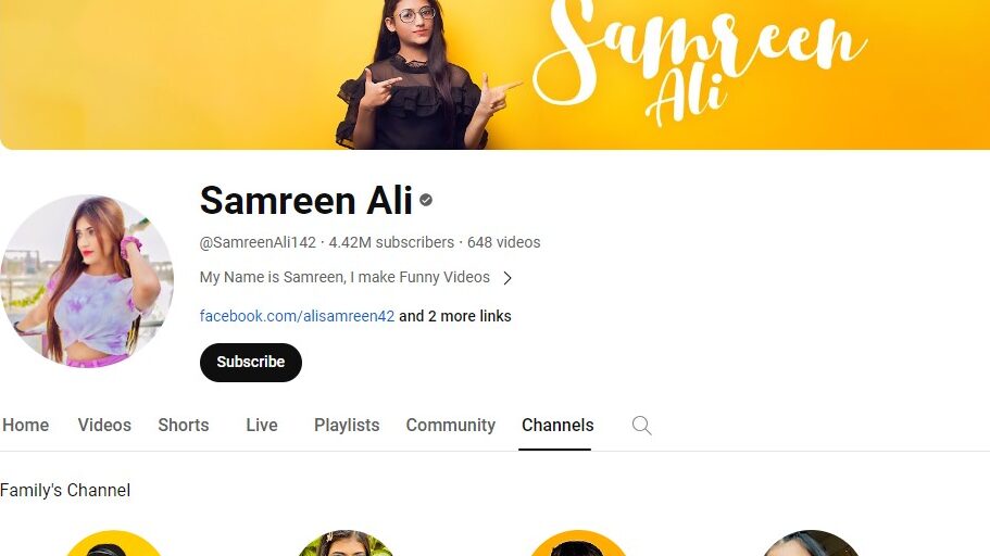 Samreen Ali You Tube